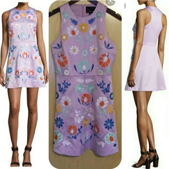 Cynthia Rowley Dresses & Skirts - Ventila Rowley Sleeveless Embroidered Mini…